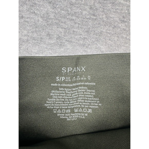 SPANX Leggings Women's Small  Look At Me Now Green Camo NWT $68 - Picture 5 of 8